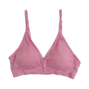 NWT Pink Triangle Padded Seamless Bralette